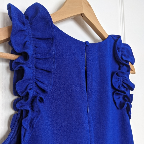 Chelsea28 Blue Formal Sleeveless Dress Size 0 - Picture 6 of 12